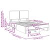 vidaXL Estructura de cama con caj&oacute;n 140 x 190 cm Madera de ingenier&iacute;a