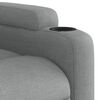 vidaXL Sillón reclinable elevable de tela gris claro