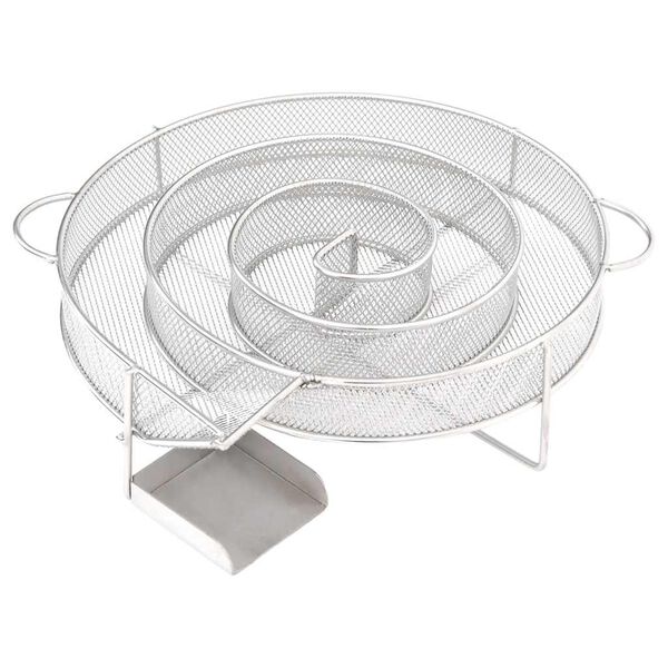 vidaXL Generador de humo fr&iacute;o redondo acero inoxidable 19,5 cm