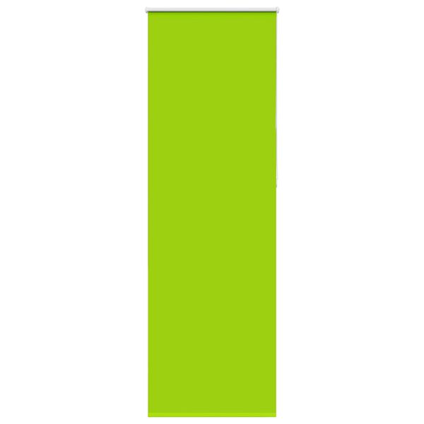 vidaXL Estor Enrollable Opaco hojas verde 80x230 cm Tela Ancho 75,7 cm