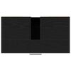 vidaXL Gabinete de Ba&ntilde;o con estante Roble Negro 60 x 32 x 54 cm