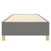 vidaXL Estructura de cama con somier tela gris oscuro 90x190 cm