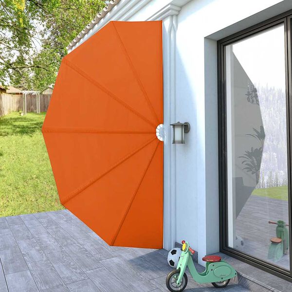 vidaXL Toldo lateral plegable terraza color terracota 200 cm