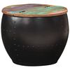 vidaXL Mesa de centro de madera maciza reciclada 53x43 cm