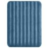 INTEX Cama de aire con bomba INTEX Azul oscuro y gris PVC y ABS
