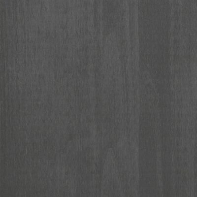 vidaXL Aparador HAMAR madera maciza pino gris oscuro 79x40x80cm