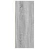 vidaXL Estanter&iacute;a de madera de ingenier&iacute;a gris Sonoma 40x30x77 cm