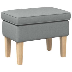 vidaXL Reposapi&eacute;s Gris Claro 55 x 35 x 41 cm Tela