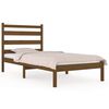 vidaXL Estructura cama individual sin colch&oacute;n madera pino marr&oacute;n miel