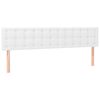 vidaXL Cama box spring con colch&oacute;n cuero sint&eacute;tico blanco 120x190 cm