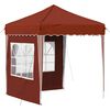 vidaXL Carpa Plegable para Fiestas Terracota 195 x 195 x 245 cm
