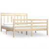 vidaXL Estructura de cama madera maciza 150x200 cm