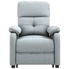 vidaXL Sill&oacute;n elevable tela gris claro