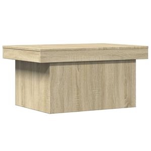 vidaXL Mesa de centro madera de ingenier&iacute;a roble Sonoma 80x55x40 cm