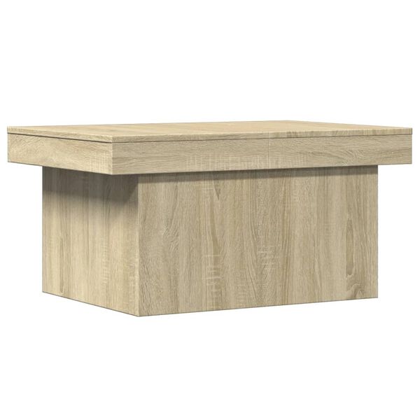 vidaXL Mesa de centro madera de ingenier&iacute;a roble Sonoma 80x55x40 cm