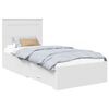 vidaXL Estructura de cama y Plata 75 x 190 cm Madera contrachapada