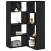 vidaXL Librer&iacute;a 2 pcs Roble Negro 85 x 85 x 140 cm