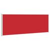 vidaXL Toldo lateral retr&aacute;ctil para patio rojo 220x600 cm