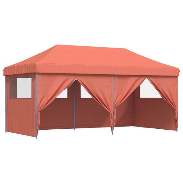 vidaXL Carpa de Fiesta Terracota 292 x 580 x 315 cm Tela Oxford