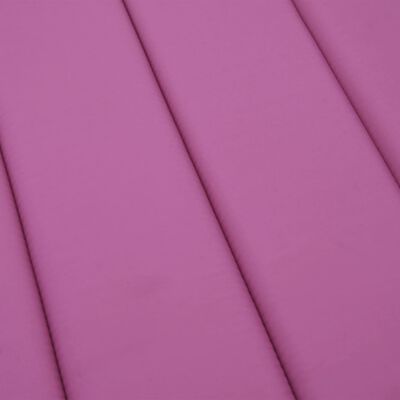 vidaXL Cojín de tumbona tela Oxford rosa