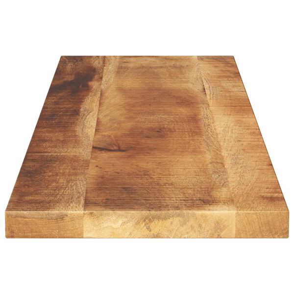 vidaXL Tablero de mesa rectangular madera mango rugosa 110x40x3,8 cm