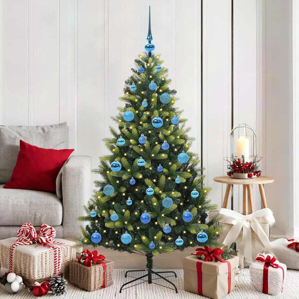 vidaXL &Aacute;rbol de Navidad Artificial Articulado 150 LEDs Verde 150 cm