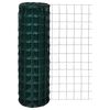 vidaXL Set de euro valla acero verde 10x1,2 m