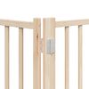vidaXL Puerta para perros plegable 12 paneles madera de &aacute;lamo 960 cm