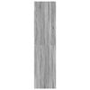 vidaXL Armario de madera de ingeniería gris Sonoma 30x50x200 cm