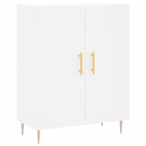 vidaXL Aparador de madera de ingenier&iacute;a blanco 69,5x34x90 cm
