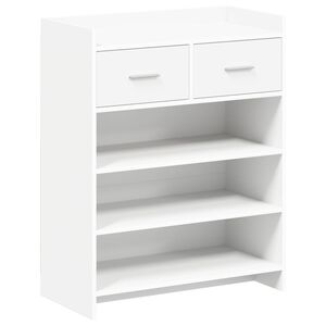vidaXL Armario Zapatero Blanco 73,5 x 36 x 92 cm Madera de ingenier&iacute;a