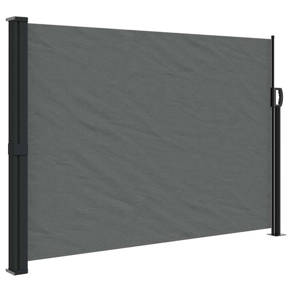 vidaXL Toldo lateral retráctil antracita 140x500 cm