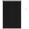 vidaXL Persiana veneciana Negro 150 x 100 cm 25 mm PVC