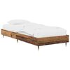 vidaXL Estructura de cama Madera envejecida 80 x 200 cm