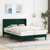 vidaXL Estructura de cama Verde oscuro 120 x 190 cm Terciopelo