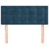 vidaXL Cabecero de terciopelo azul oscuro 90x5x78/88 cm