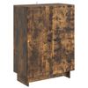 vidaXL Aparador Roble Ahumado 66 x 34,5 x 90 cm Madera de Ingenier&iacute;a