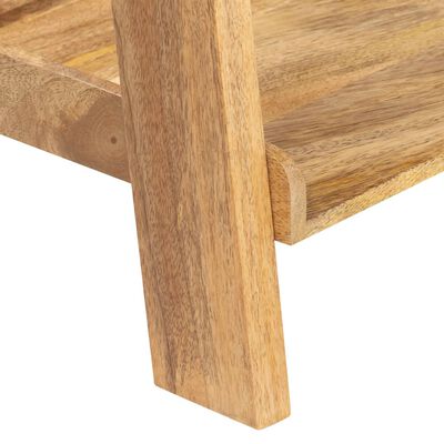 vidaXL Estantería 5 niveles madera maciza de mango 120x37x180 cm