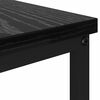 vidaXL Mesa de Caf&eacute; Roble negro 100 x 51 x 45 cm Madera contrachapada