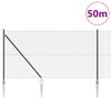 vidaXL Poste de Valla Gris 50 x 1,4 m (malla de 12 x 12 mm)