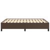 vidaXL Estructura de cama sin colch&oacute;n cuero sint&eacute;tico marr&oacute;n 140x200cm