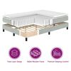 vidaXL Cama tipo Box Spring Gris Claro 90 x 190 cm Terciopelo