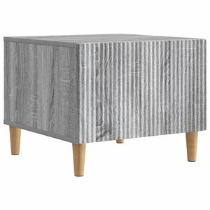 vidaXL Mesa de Caf&eacute; Gris Sonoma 49 x 50 x 40 cm Madera de Ingenier&iacute;a