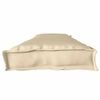 vidaXL Juego de Cojines para Palets 2 pcs Beige 180 x 40 x 8 cm