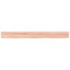 vidaXL Estante de pared madera roble tratada marr&oacute;n claro 100x10x6 cm