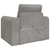 vidaXL Sof&aacute; cama Gris Claro 98 x 71 x 83 cm Terciopelo