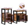 vidaXL Juego de muebles de baño 2 pcs Marrón Madera reciclada maciza