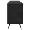vidaXL Gabinete de TV Roble negro 150 x 30 x 50 cm