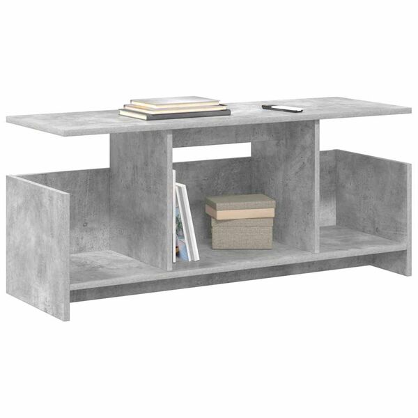 vidaXL Soporte de TV Gris Concreto 102 x 35 x 45 cm
