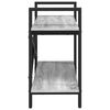vidaXL Estante de libros Gris Sonoma 100 x 33,5 x 64 cm